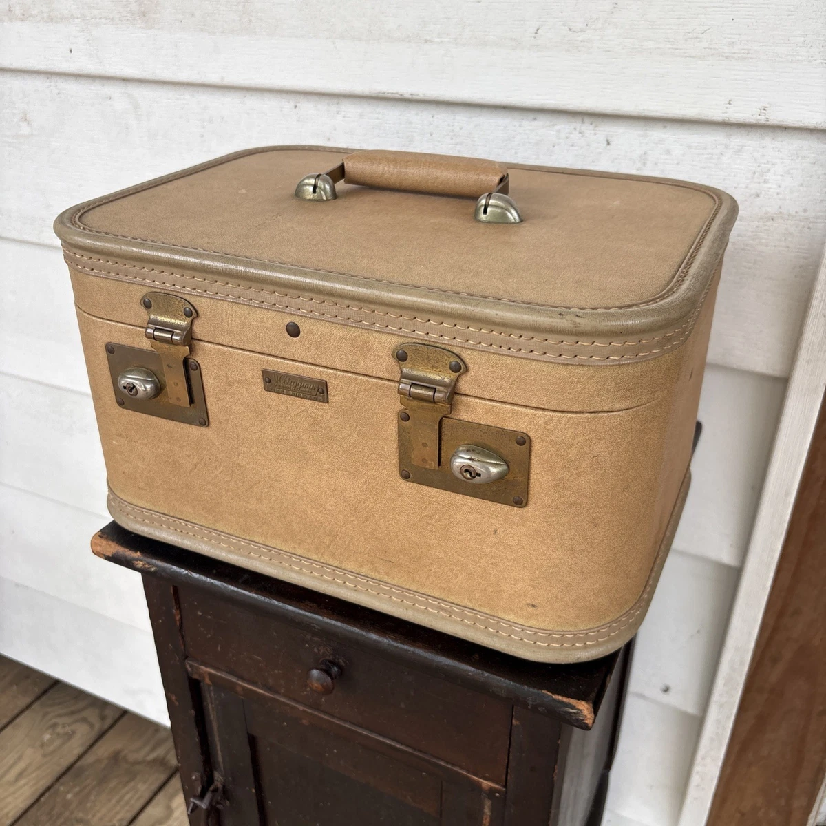 Brown 1950s Vintage Suitcases Travel Accessories Just Listed 2026