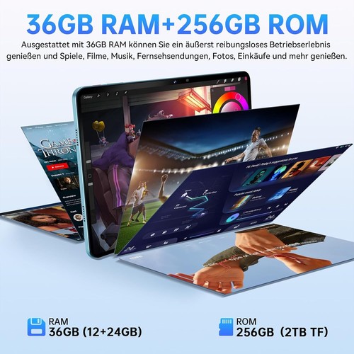 OUKITEL OT5 Tablet 36GB+256GB/2TB 11000mAh Android13 16MP+8MP 5G WiFi Tablet - Bild 3 von 11