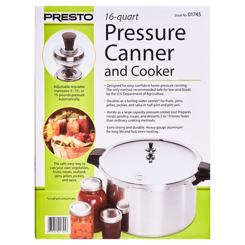 Presto 16 Quart Schnellkochtopf und Herd 01745 - Bild 8 von 11