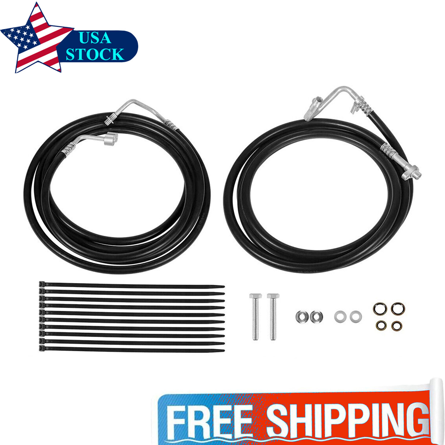 SU33468 Rear AC Line Set for 20072014 Chevy Suburban Rear Aux AC Hose