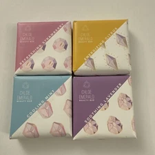 New Set Of 4 Chloe Emerald Beauty Bars C25