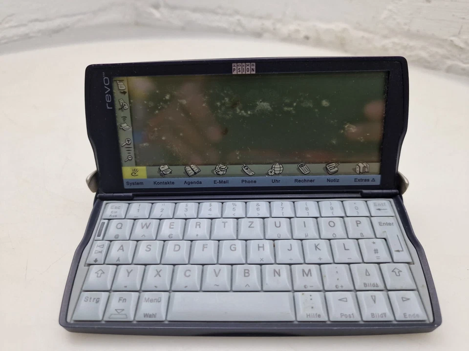 Psion Revo PDA Palmtop Computer QWERTZ Tastatur EPOC OS Vintage Defekt - Bild 3 von 4