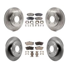 Disc Brake Rotors And Ceramic Pads Front Rear Kit For Nissan Sentra INFINITI G20