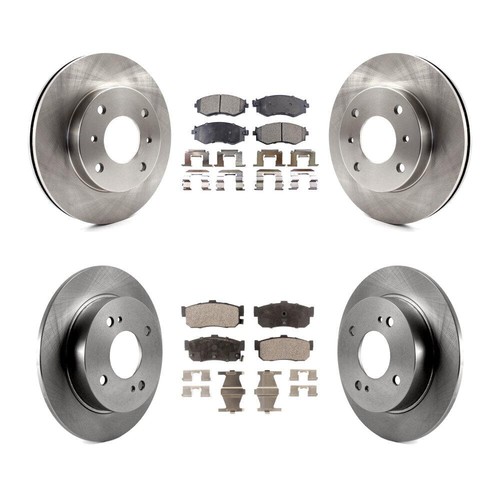 Disc Brake Rotors And Ceramic Pads Front Rear Kit For Nissan Sentra INFINITI G20 - Picture 1 of 14