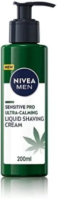 ‎NIVEA MEN NIVEA MEN Sensitive Pro Ultra Calming Liquid Shaving Cream (200 ml), Shaving Cr