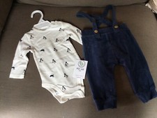 NWT Focus Kids Sz 3m Boys Penguin Top & Cord ...