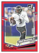 ODELL BECKHAM JR. 2023 Donruss Press Proof Red #25 NFL Ravens  ID:86706