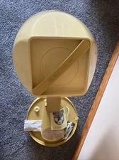 Lady Schick Beauty Mist Hair Dryer Model #322 Almond And Yellow Vintage