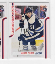 Fedor Tyutin 11-12 Panini Score Hockey Base Common #152 Columbus Blue Jackets