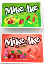 Vtg 2 Mike  Ike Candy Vending Machine Display Stickers 2012  2009 NOS NEW