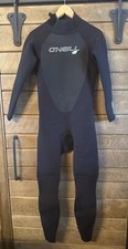 O'Neill Epic 3/2mm Back Zip Full Wetsuit Black Size Medium New