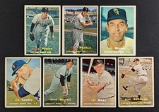 1957 Topps Baseball Chicago White Sox Lot 7 Cards