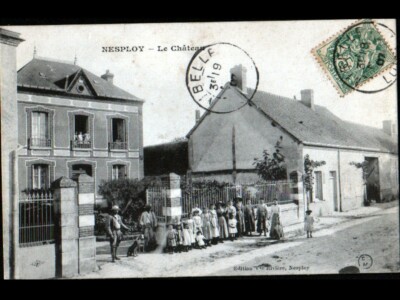 NESPLOY (45) VILLA & SCHULE belebt 1907
