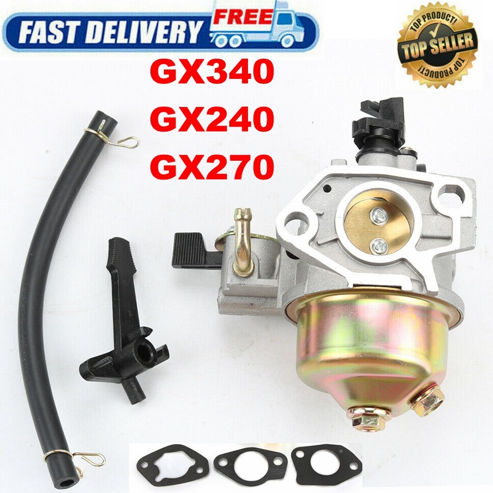 US Carburetor Kit For HONDA GX340 11HP GX240 GX270 W/ Gaskets Engine