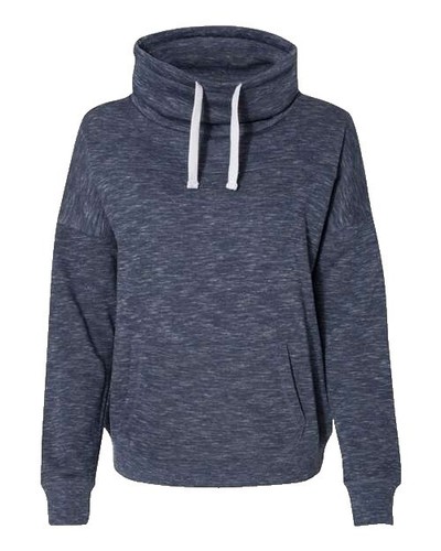 🔥 J. America Men Varsity Fleece Colorblocked Hooded Sweatshirt Up