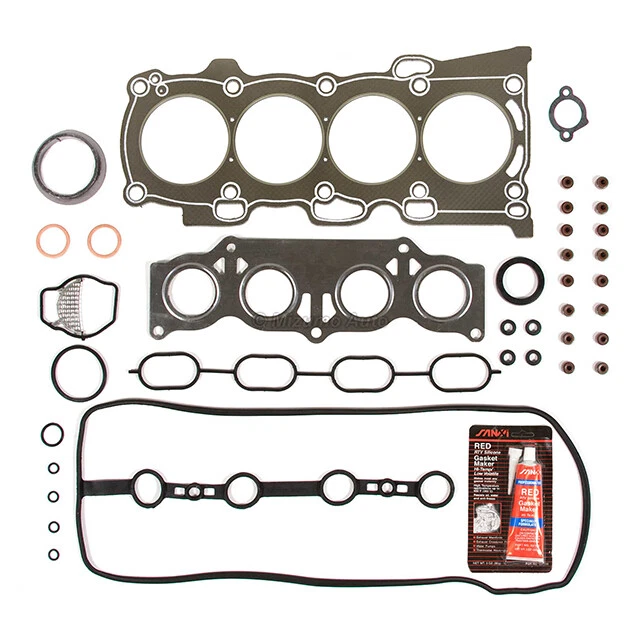 Juego de juntas de culata Graphite Fit 01-06 Scion tC Toyota Solara Highlander 2.4 2AZFE Foto 2 de 4