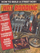 Popular Hot Rodding Magazine - June 1975 - 800 CFM Holley 2-Barrell
