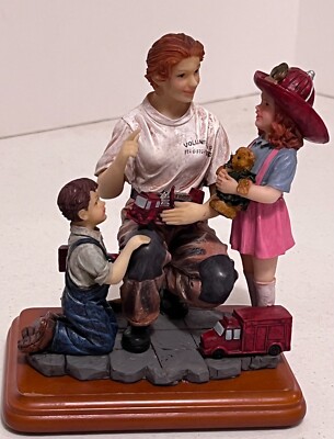 Red Hats Of Courage ''Voluntary Comfort Duty'' Volunteer Fire Fighter & Kids #1