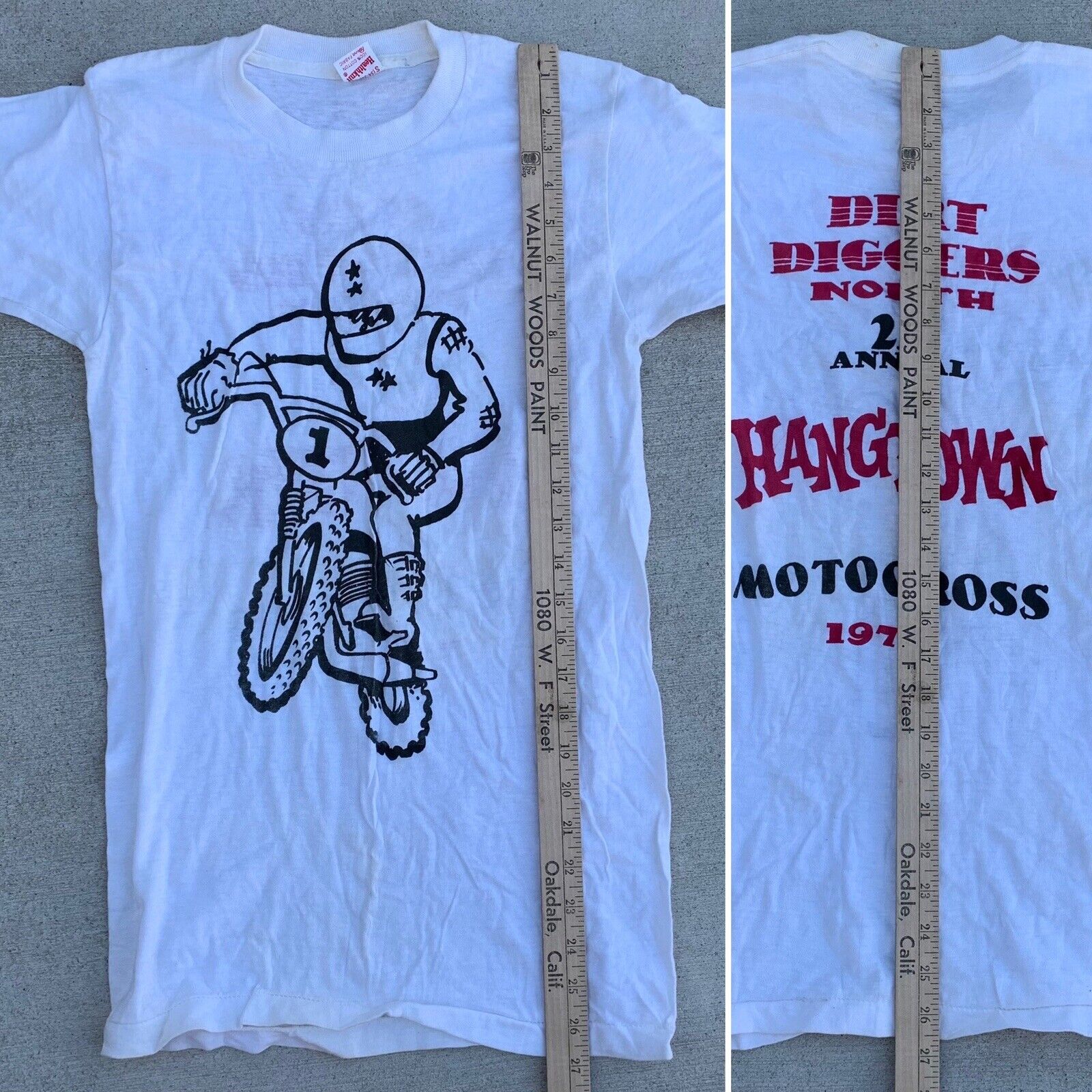 vintage motocross t-shirt Dirt Diggers North 2nd … - image 11