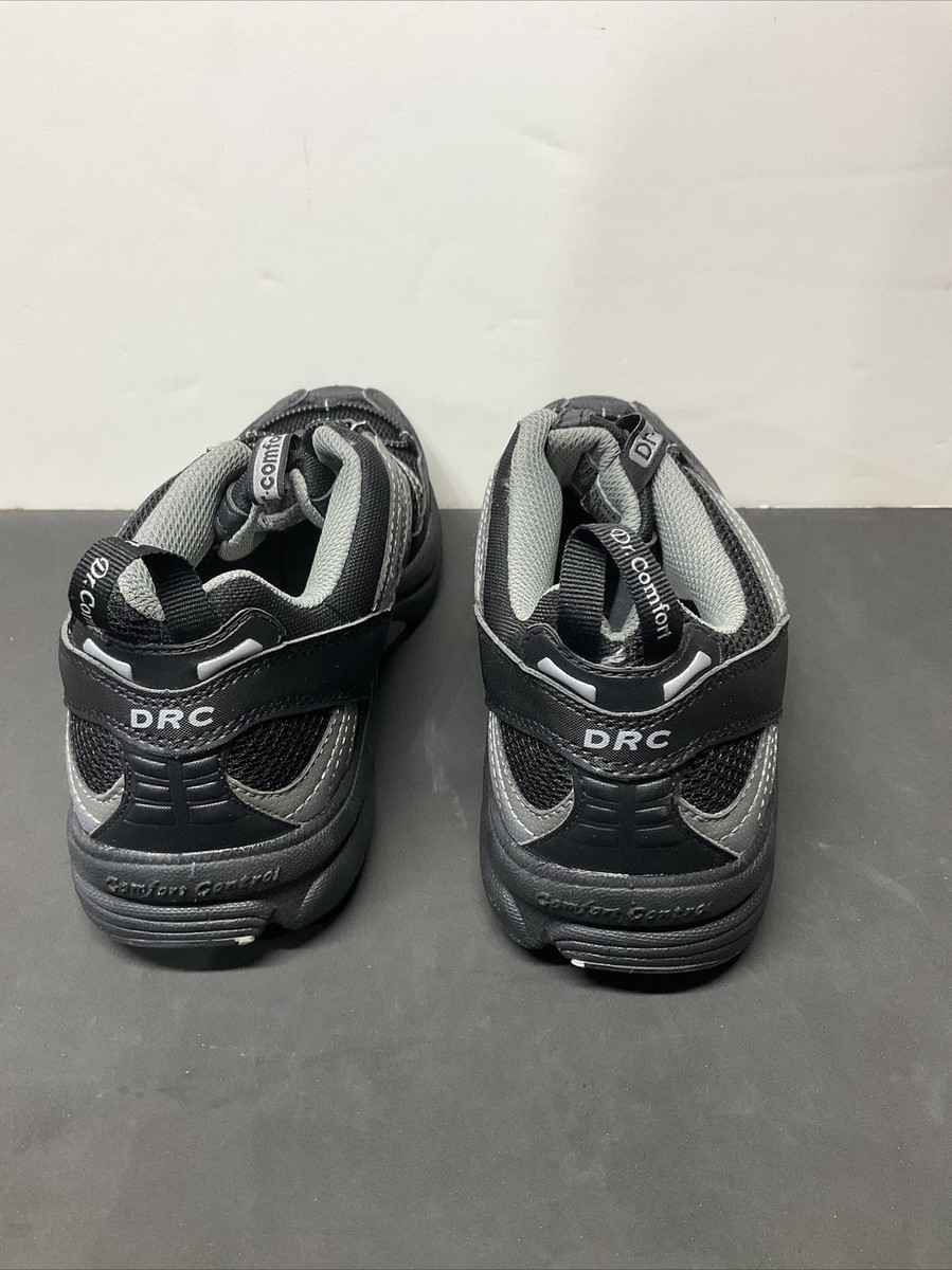 Dr. Comfort 7610 Performance Black Mesh Stretch Sneaker 