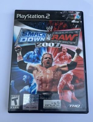WWE SmackDown vs. Raw 2007 Sony PlayStation 2 No Manual Works