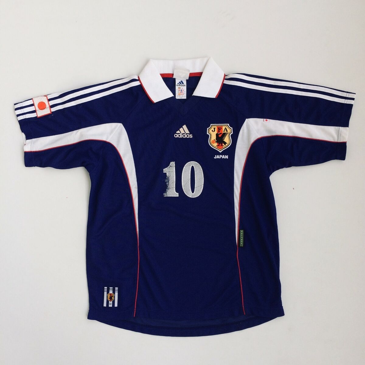 Original Adidas Japan Home 1999-2000 Player Issue #10 Original Adidas Japan Home 1999-2000 Player Issue #10
