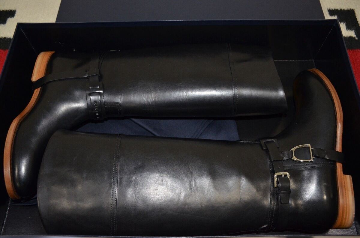 Ralph Lauren Collection Purple Label Equestrian Leather Tall Ralph Lauren Collection Purple Label Equestrian Leather Tall