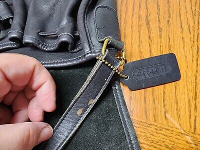Vintage Coach Lightweight Shoulder Pouch Bag Black #4060 | eBay Vintage Coach Lightweight Shoulder Pouch Bag Black #4060 | eBay