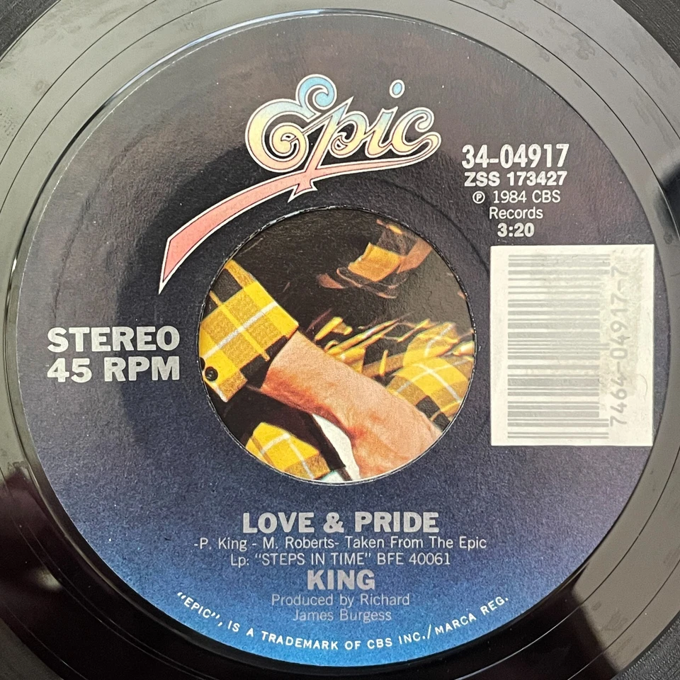 KING Love & Pride EP 7" 1984 Depeche Mode Cure Culture Club New Order Duran OMD - Image 3 of 4