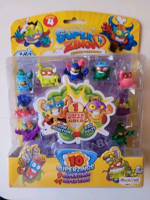 Super Zings Rivals of Kaboom Serie 4 Spielset 10 Mini Action Figuren Superzings