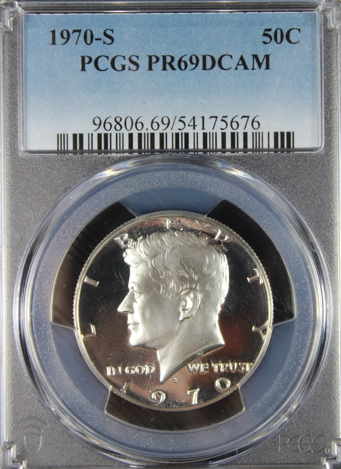 Полдоллара 1970-S PR69DCAM с изображением Кеннеди PCGS 54175676 - Изображение 3 из 4