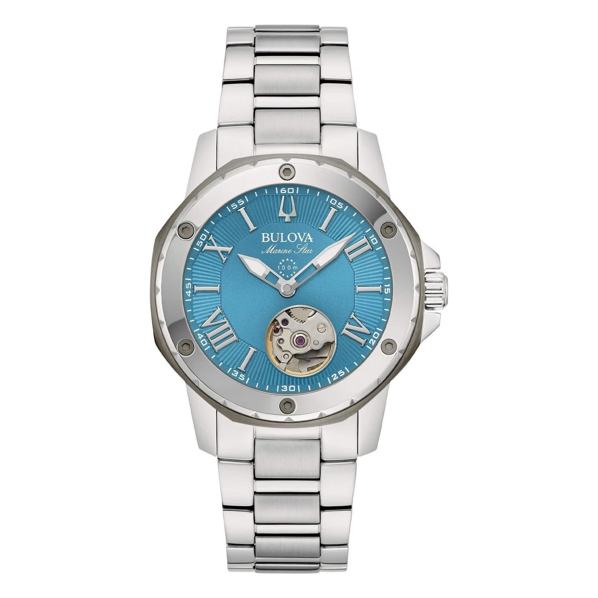Bulova 98B334 Orologio Uomo Al Quarzo | Cinturino In Acciaio Inox | Impermeabile 100 Metri | Design Classico E Sportivo