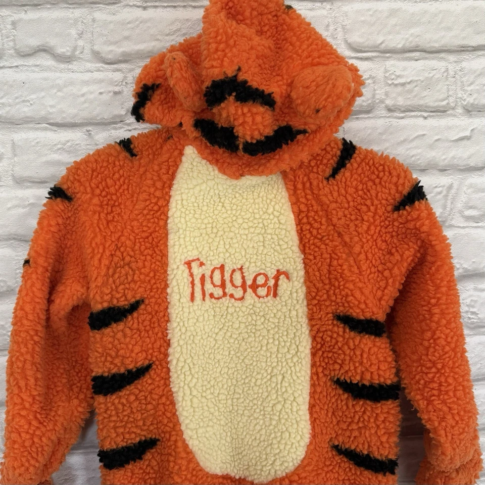 Disfraz DISNEY STORE Cuerpo Completo Polar TALKING TIGGER - Talla 4-6T - Niño/Niña Naranja Foto 2 de 4