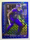 2025 Topps Chrome Football Blue Geometric Refractor Emery Jones Jr. #386