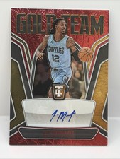 JA MORANT 2024-25 Totally Certified Gold Team Signatures Red Autograph Auto #/49