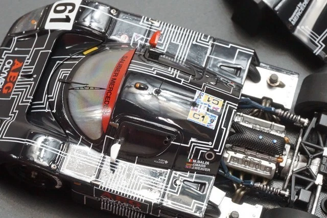 Sauber Mercedes C9 #61 Le Mans 1988 Baldi Mass Weaver HPI 8064 1:43 24 Ore - Immagine 4 di 4