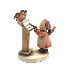 Hummel Goebel Figur Engel mit Notenständer Nr. 169 Frühlingslied Porzellan 10cm