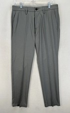 Hagger H26 Men  s 32x30 Gray 4 Way Stretch Slim Fit Performance Dress Pants NWT