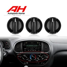 For Toyota Tundra Truck 2000-2006 Control Knobs Dials Heater A/C Fan Set of 3
