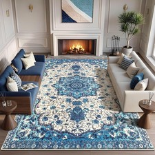 Short pile carpet Oriental 200 x 300 cm living room bedroom non slip