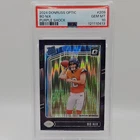 Panini 2024 Donruss Optic Bo Nix #209 Broncos Purple Shock PSA 10 Football