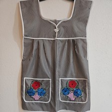Large Brown Mexican Apron/ Delantal Mexicano talla grande