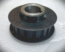 Timing Pulley 17T for 15mm Belt Black DF Type - Bore 19mm, Keyw 5mm, OD 6cm