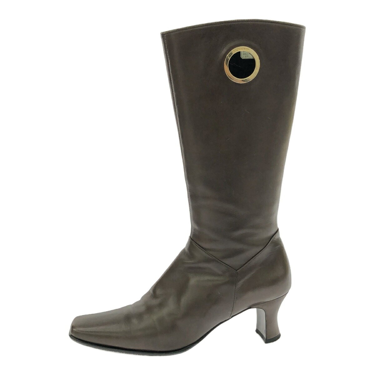 Saint Laurent Boots Shoes EU 36 US 6 Leather Brown Authentic thumbnail 8