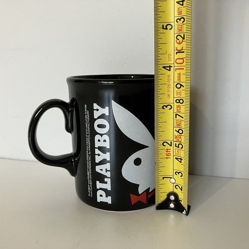 Vintage Playboy Mug Black White Red Playboy Bunny 80s 90s Made In England - Picture 4 of 7