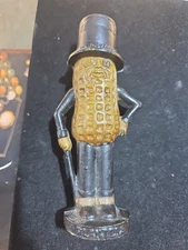 Vintage MR. PEANUT Cast Iron Bank - Great Shape!