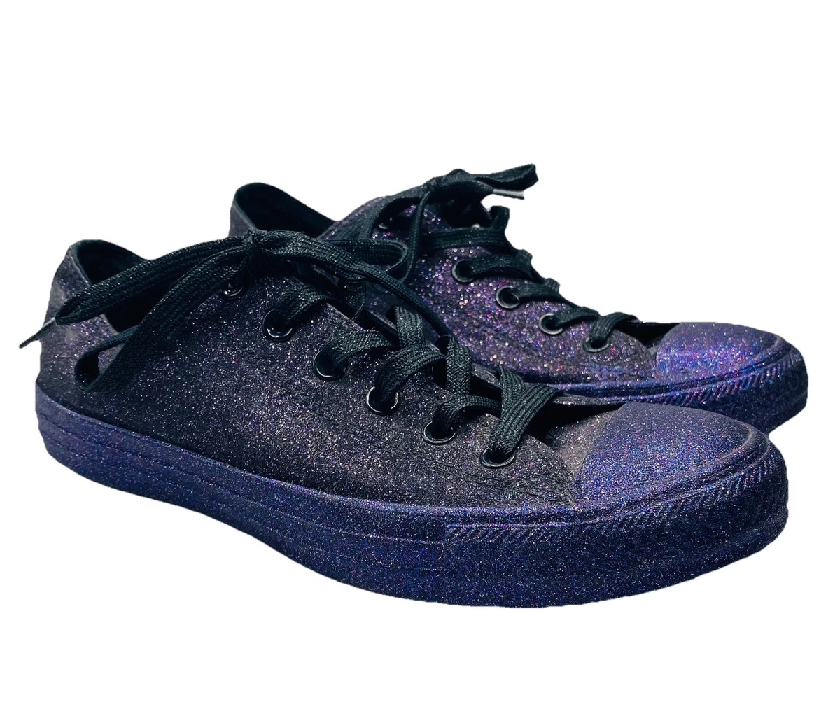 R♡　レディース　BLK XS Converse Chuck Taylor All Star Low Glitter - Black W for sale | eBay