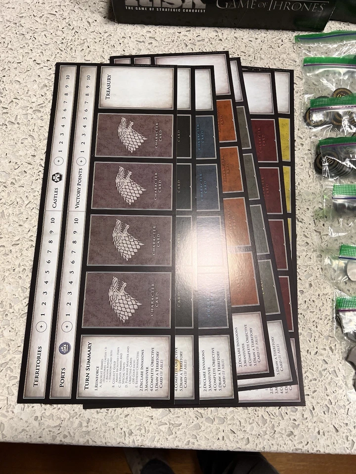 Risk:Game of Strategic Conquest– Game of Thrones Edition– Open Box, 100%Complete - Image 4 of 4