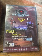 NEW - PC-CD-ROM EVOLVER VIRUS OGIGIN (PRE-ALGEBRA GAME)