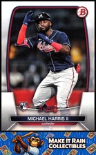 Michael Harris II 2023 Bowman #76 Atlanta Braves Rookie RC